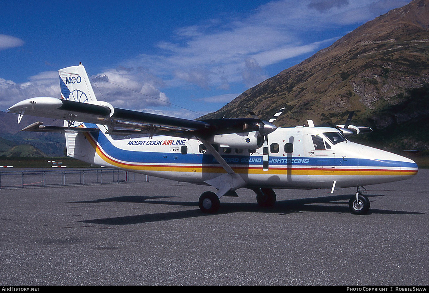 Aircraft Photo of ZK-MCO | De Havilland Canada DHC-6-310 Twin Otter | Mount Cook Airline | AirHistory.net #366492