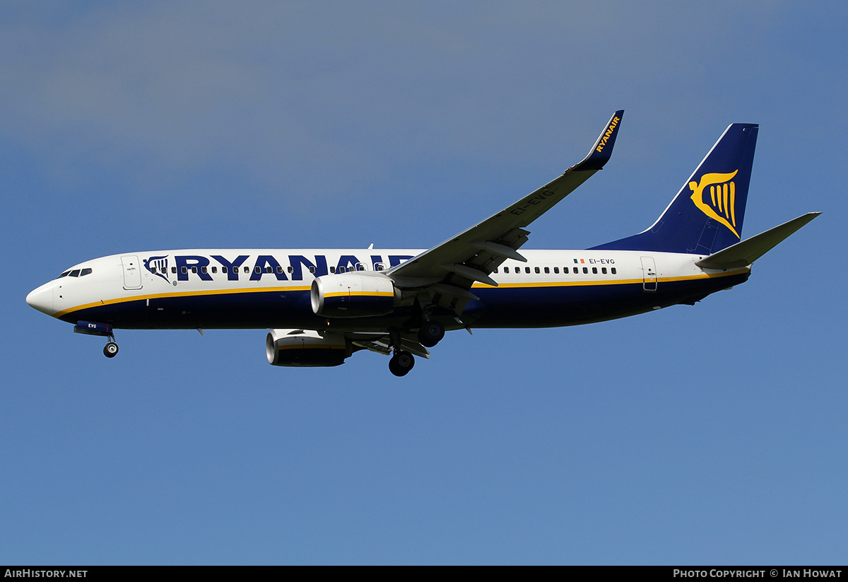 Aircraft Photo of EI-EVG | Boeing 737-8AS | Ryanair | AirHistory.net #366500