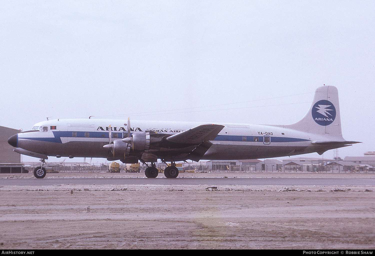 Aircraft Photo of YA-DAO | Douglas DC-6A | Ariana Afghan Airlines | AirHistory.net #366529
