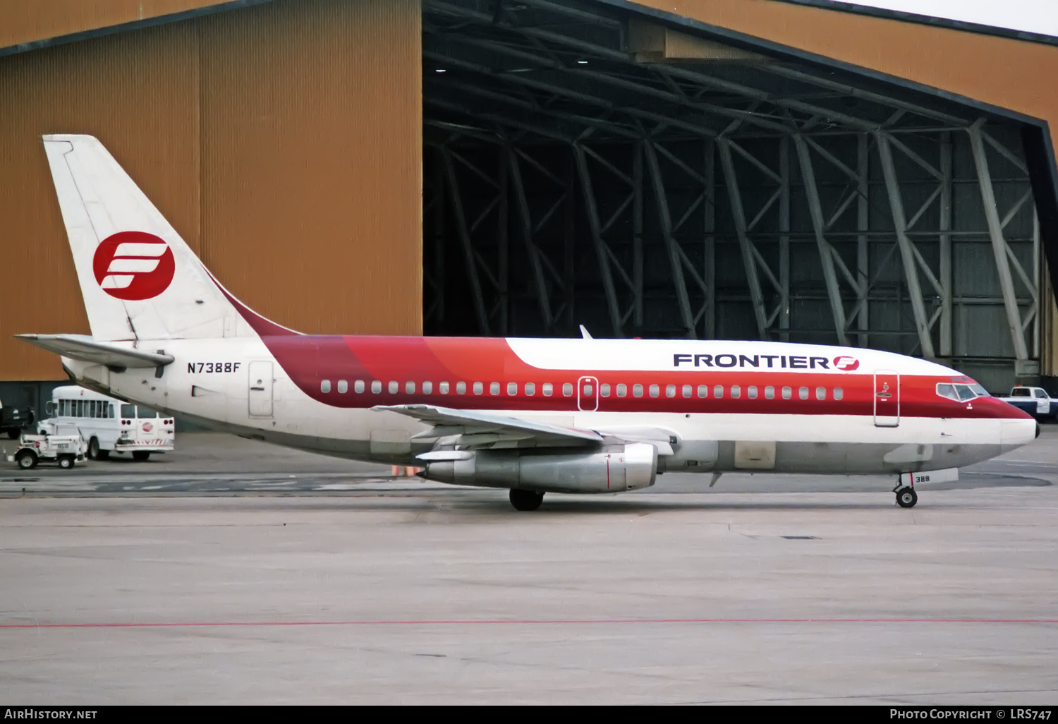 Aircraft Photo of N7388F | Boeing 737-214 | Frontier Airlines | AirHistory.net #366530