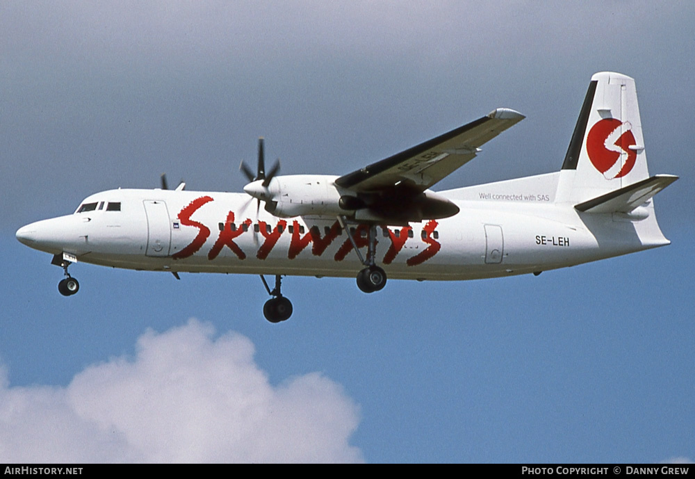 Aircraft Photo of SE-LEH | Fokker 50 | Skyways | AirHistory.net #366551