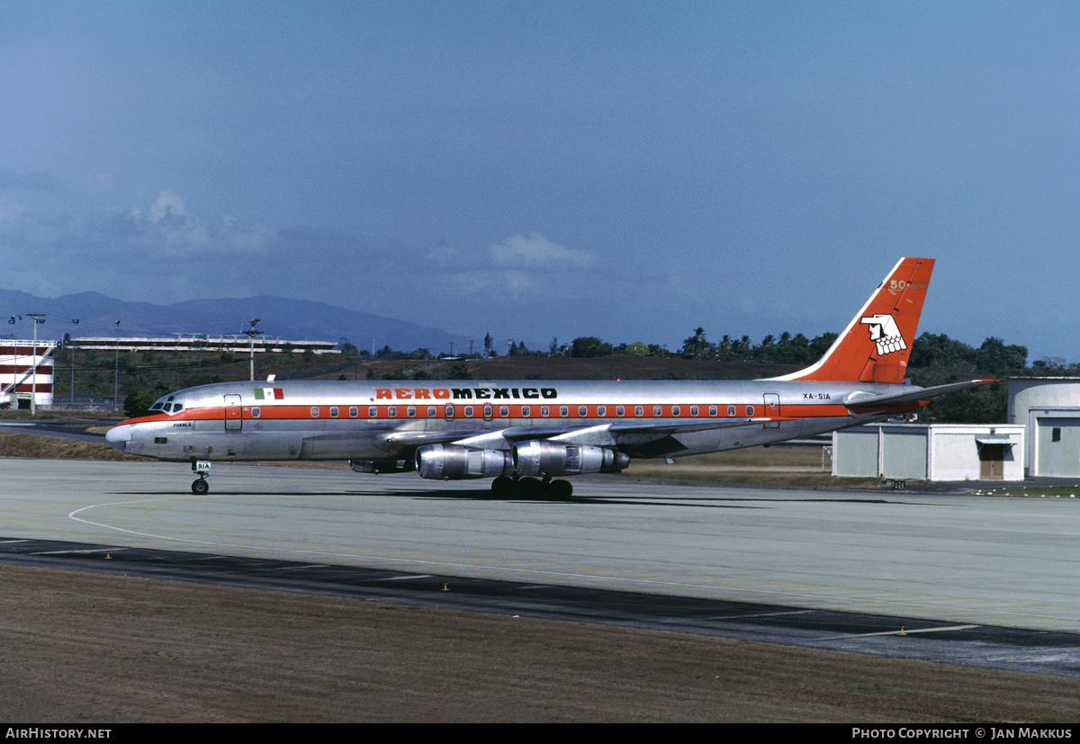 Aircraft Photo of XA-SIA | Douglas DC-8-51 | AeroMéxico | AirHistory.net #366569