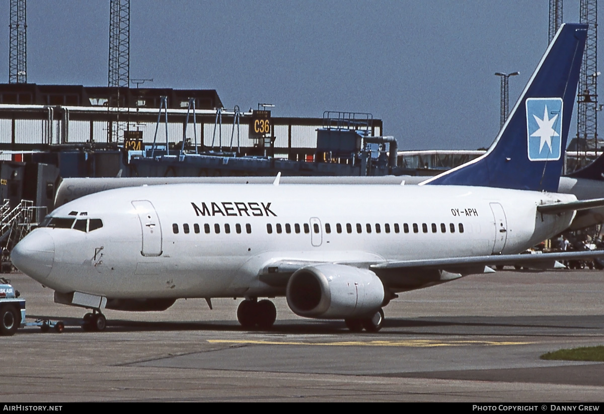 Aircraft Photo of OY-APH | Boeing 737-5L9 | Maersk Air | AirHistory.net #366577