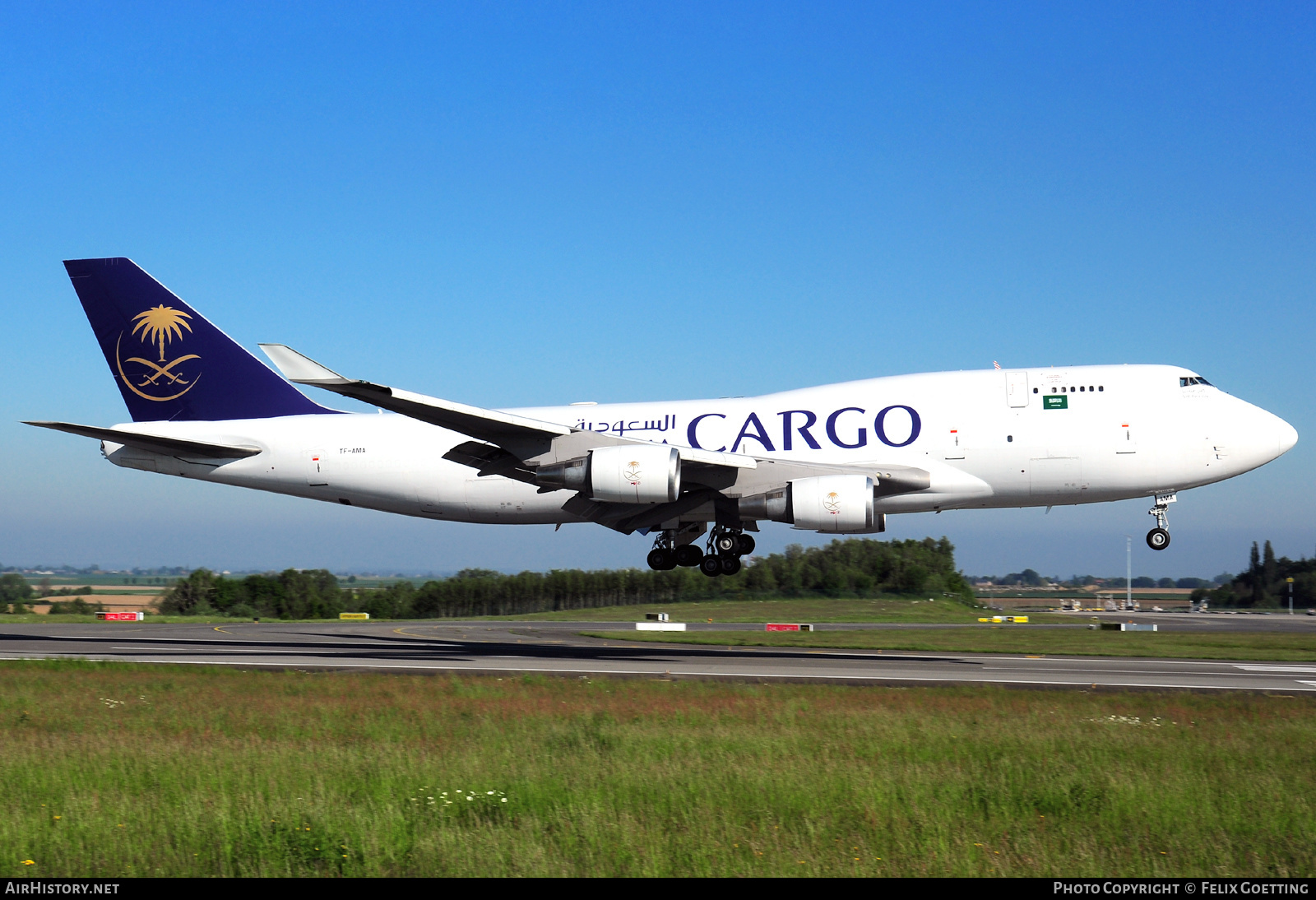 Aircraft Photo of TF-AMA | Boeing 747-45E(BDSF) | Saudia - Saudi Arabian Airlines Cargo | AirHistory.net #366593