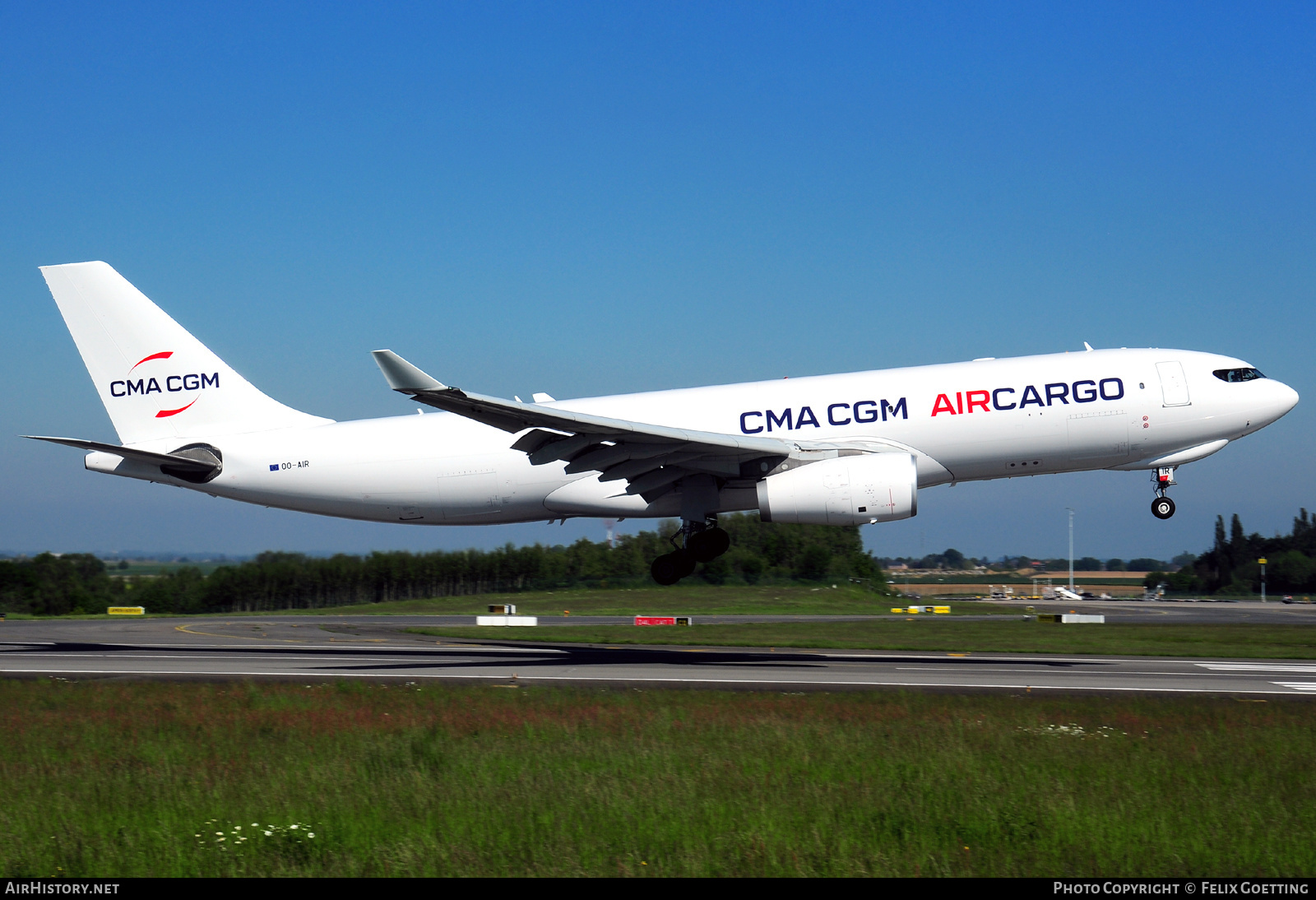 Aircraft Photo of OO-AIR | Airbus A330-243F | CMA CGM Air Cargo | AirHistory.net #366595