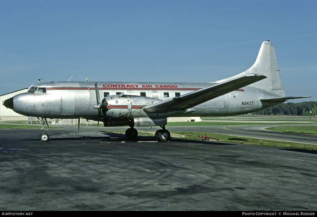 Aircraft Photo of N3427 | Convair 340-32 | Contract Air Cargo | AirHistory.net #366617