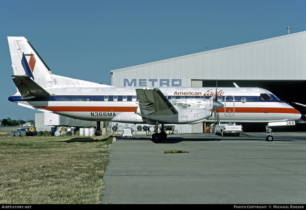 Aircraft Photo of N366MA | Saab-Fairchild SF-340A | American Eagle | AirHistory.net #366628