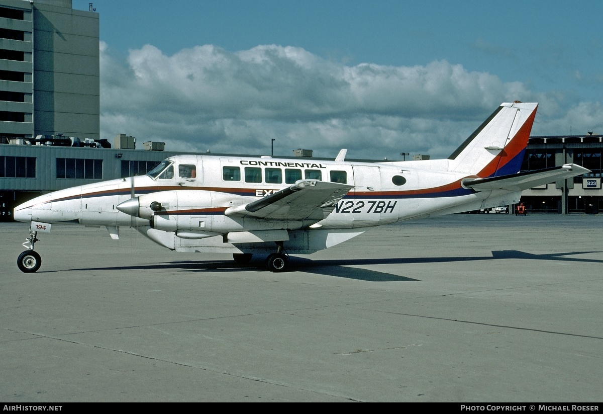 Aircraft Photo of N227BH | Beech C99 Airliner | Continental Express | AirHistory.net #366630