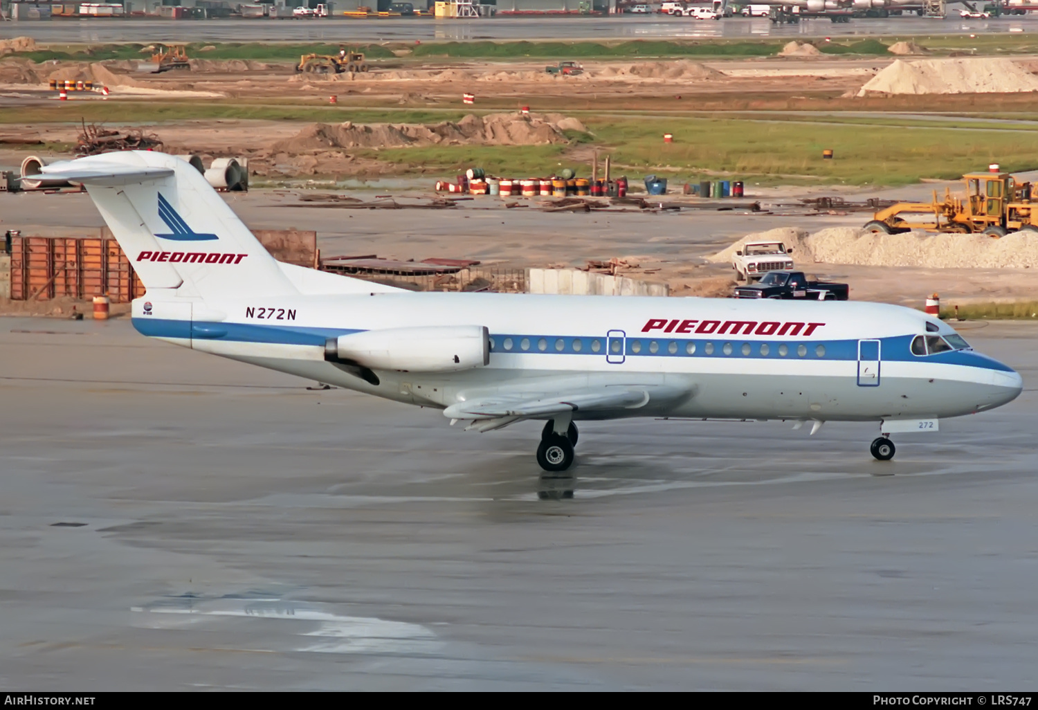 Aircraft Photo of N272N | Fokker F28-1000 Fellowship | Piedmont Airlines | AirHistory.net #366649