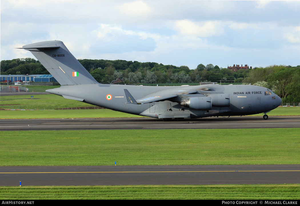 Aircraft Photo of CB-8006 | Boeing C-17A Globemaster III | India - Air Force | AirHistory.net #366650