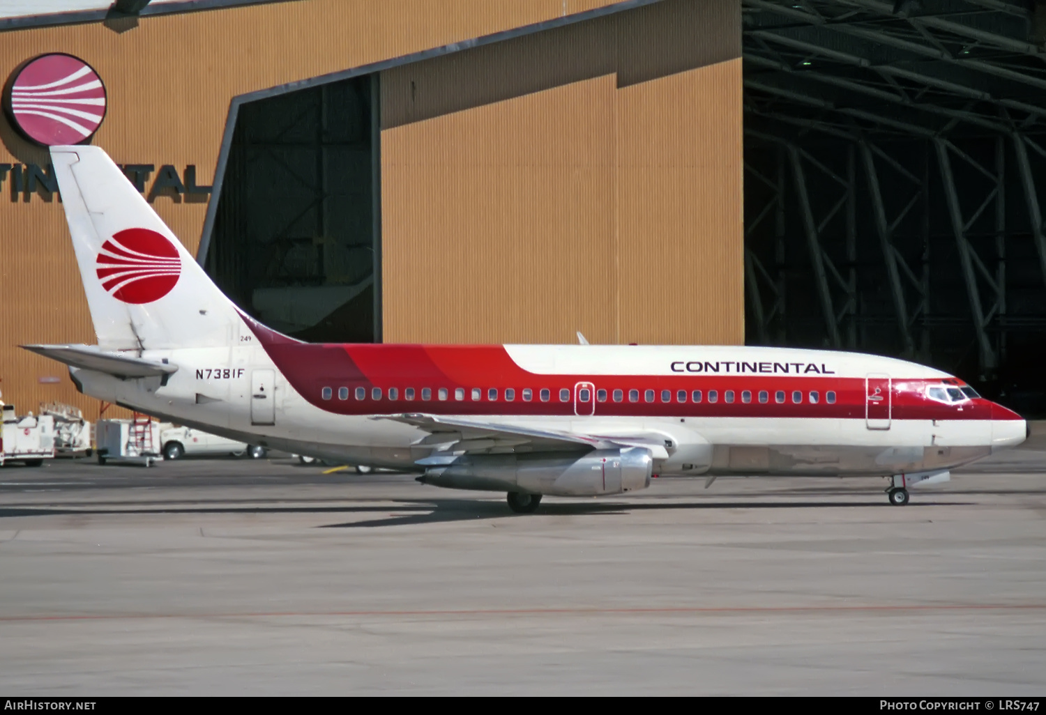 Aircraft Photo of N7381F | Boeing 737-2H4 | Continental Airlines | AirHistory.net #366656