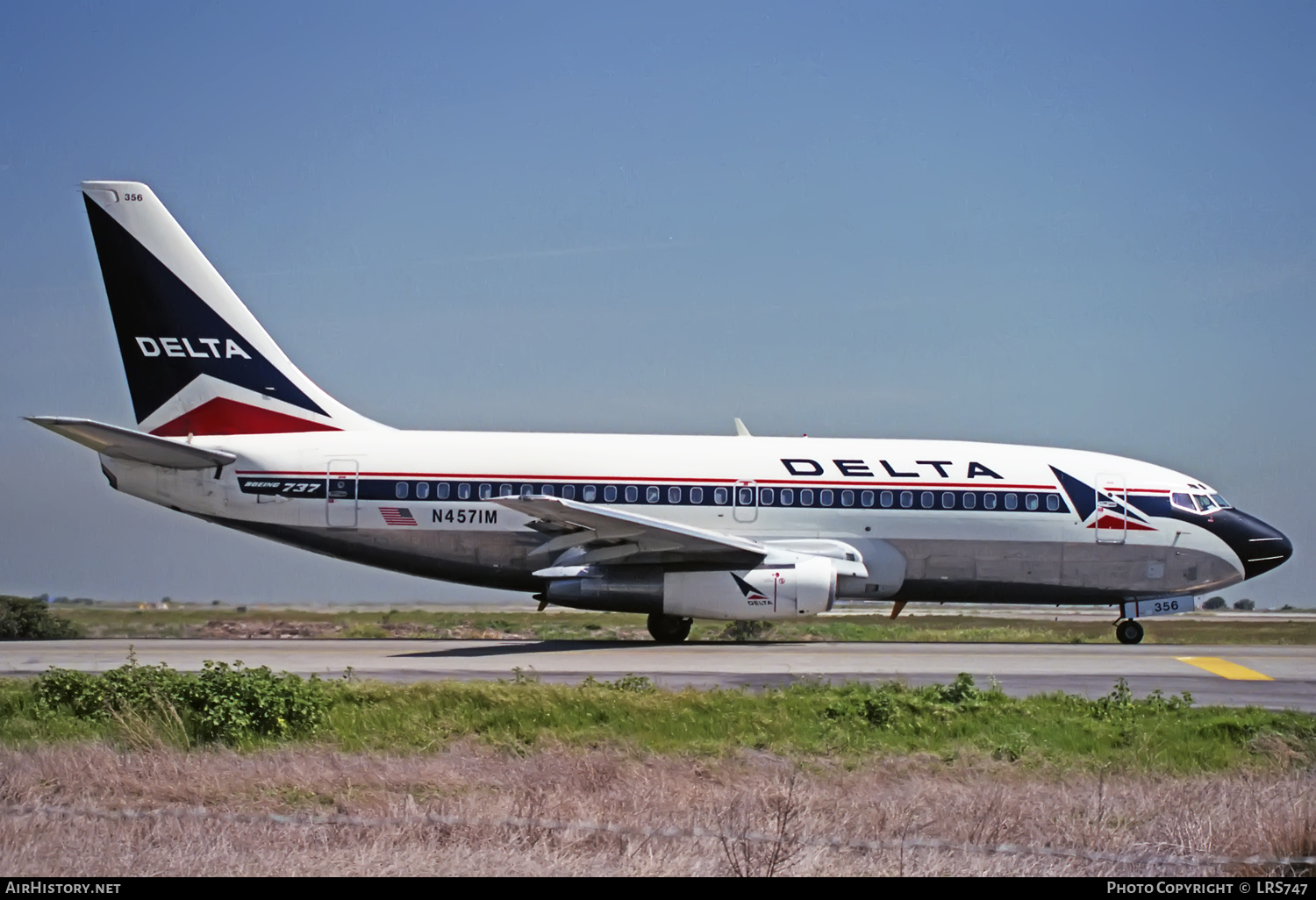 Aircraft Photo of N4571M | Boeing 737-2T2/Adv | Delta Air Lines | AirHistory.net #366658