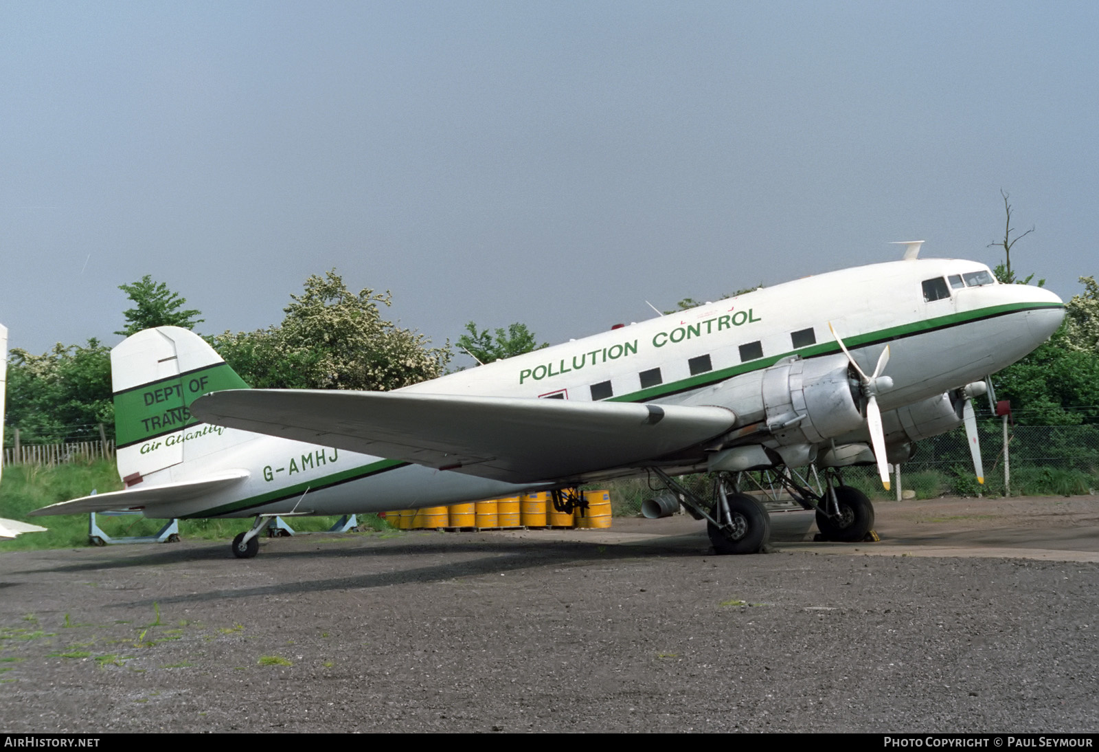 Aircraft Photo of G-AMHJ | Douglas C-47A Skytrain | Department of Transport - Pollution Control | AirHistory.net #366685