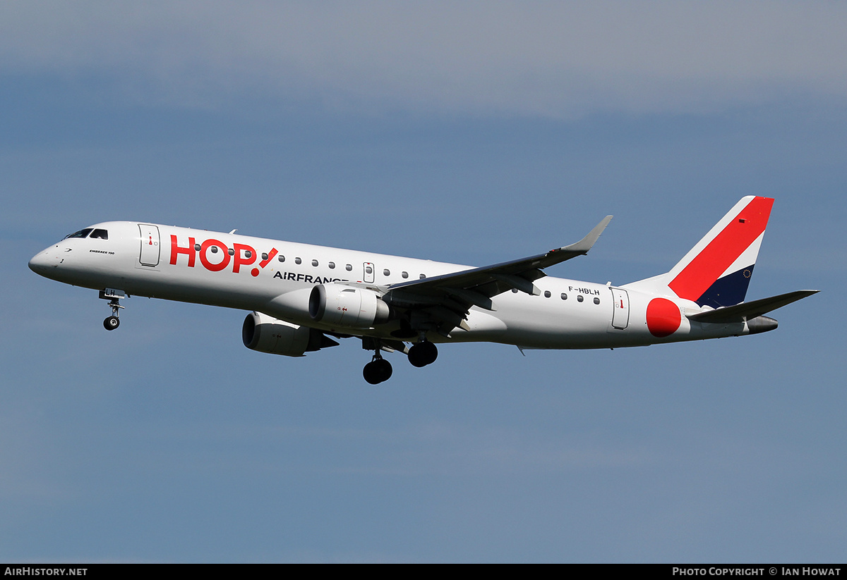 Aircraft Photo of F-HBLH | Embraer 190STD (ERJ-190-100STD) | Hop! | AirHistory.net #366698