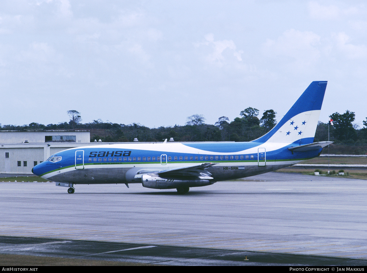 Aircraft Photo of HR-SHA | Boeing 737-2K6/Adv | SAHSA - Servicio Aéreo de Honduras | AirHistory.net #366700