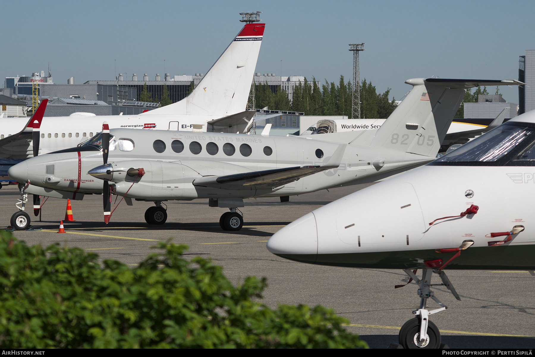 Aircraft Photo of 168205 / 8205 | Hawker Beechcraft UC-12W Huron (B300C) | USA - Marines | AirHistory.net #366707