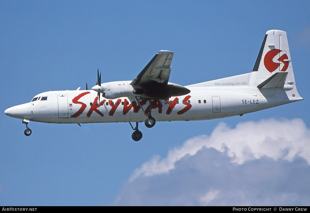 Aircraft Photo of SE-LEZ | Fokker 50 | Skyways | AirHistory.net #366713