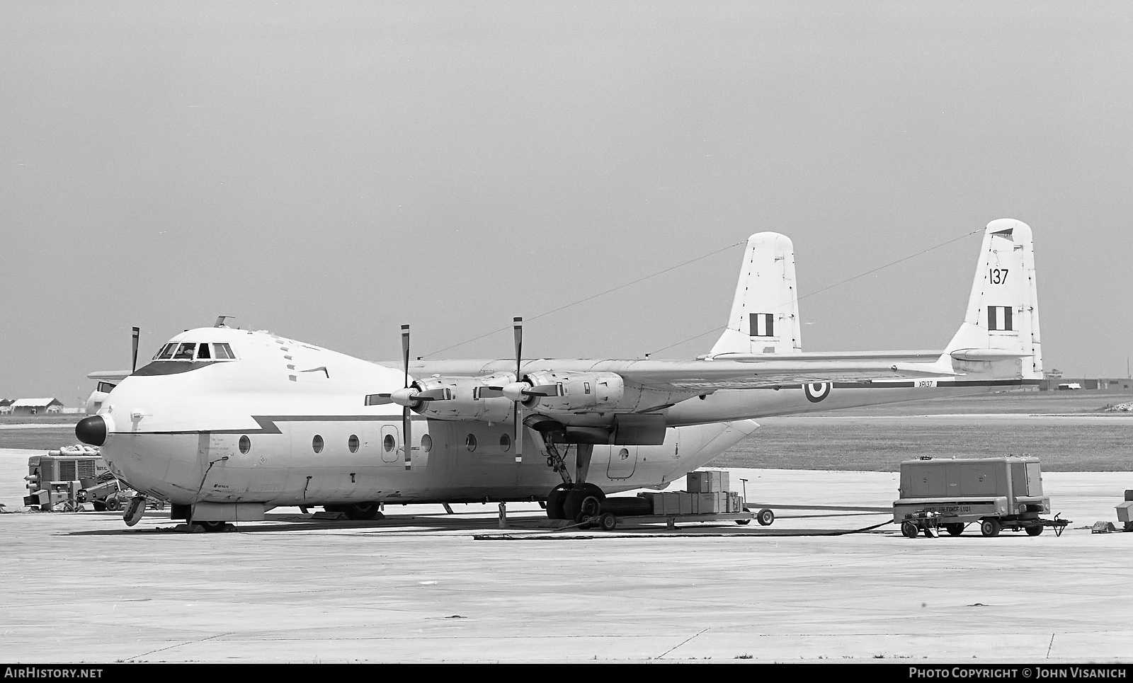 Aircraft Photo of XR137 | Armstrong Whitworth AW-660 Argosy E.1 | UK - Air Force | AirHistory.net #366718