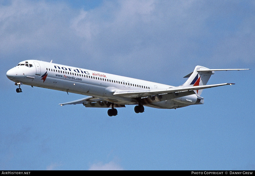Aircraft Photo of SE-RDS | McDonnell Douglas MD-83 (DC-9-83) | Nordic Airlink | AirHistory.net #366722