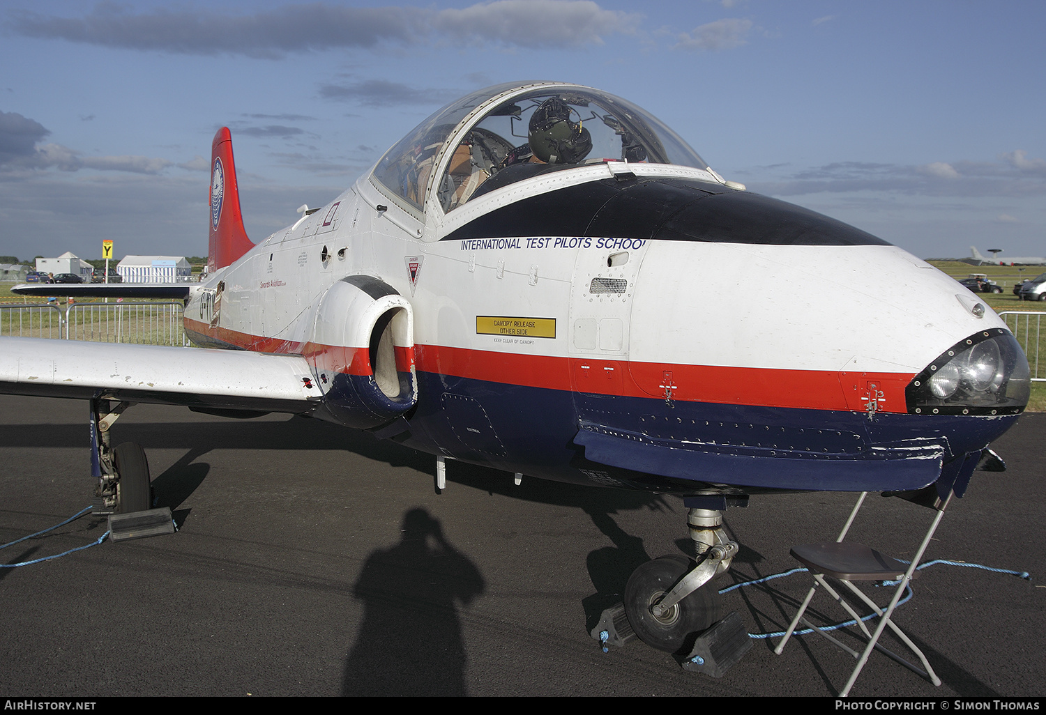 Aircraft Photo of G-VIVM | BAC 84 Jet Provost T5A | International Test Pilots School | AirHistory.net #366739