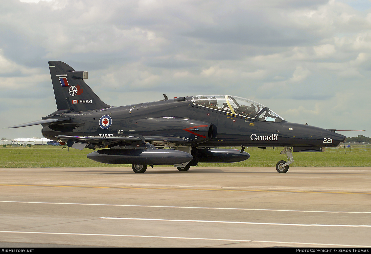 Aircraft Photo of 155221 / ZJ687 | BAE Systems CT-155 Hawk | Canada - Air Force | AirHistory.net #366745