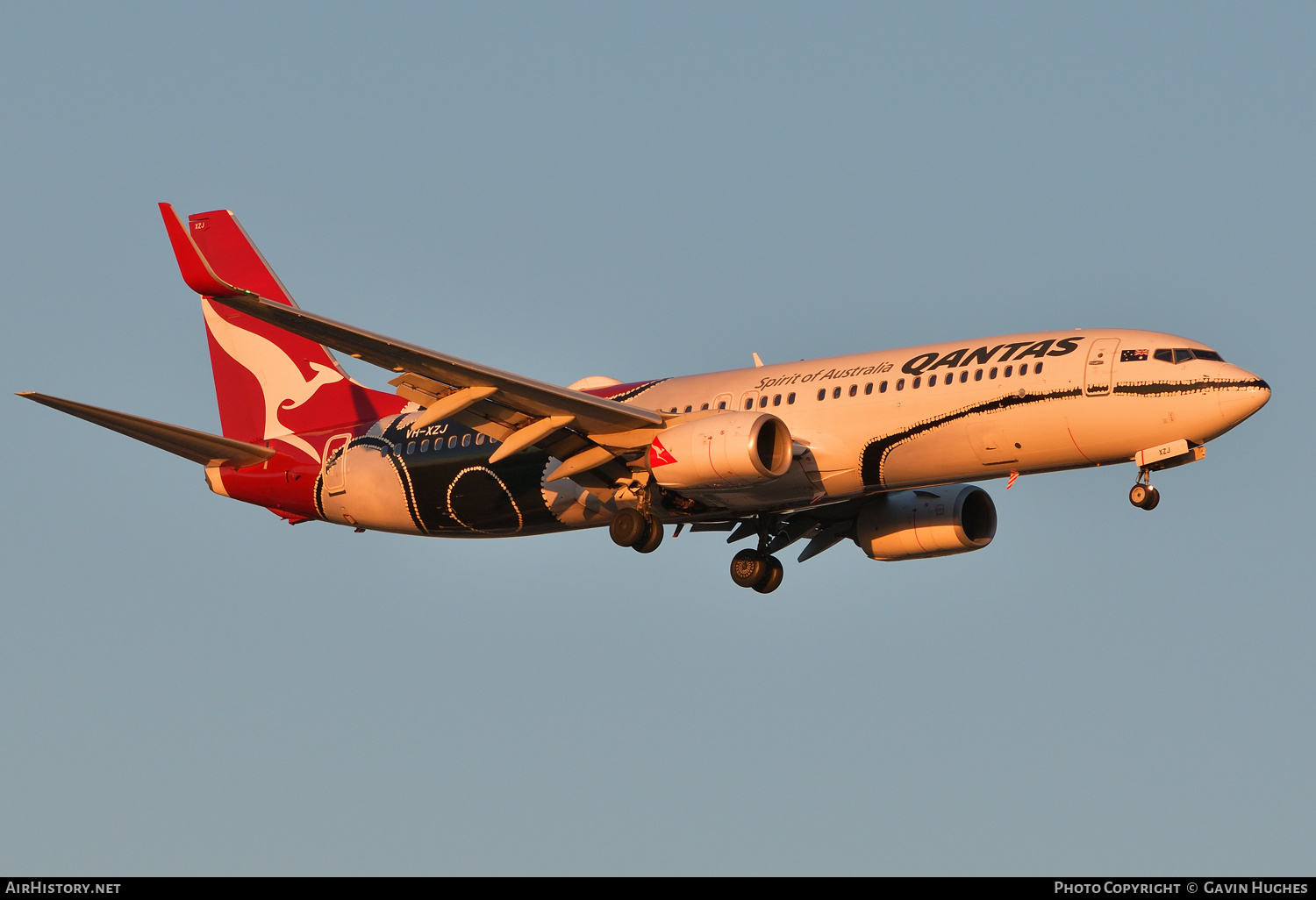 Aircraft Photo of VH-XZJ | Boeing 737-838 | Qantas | AirHistory.net #366816