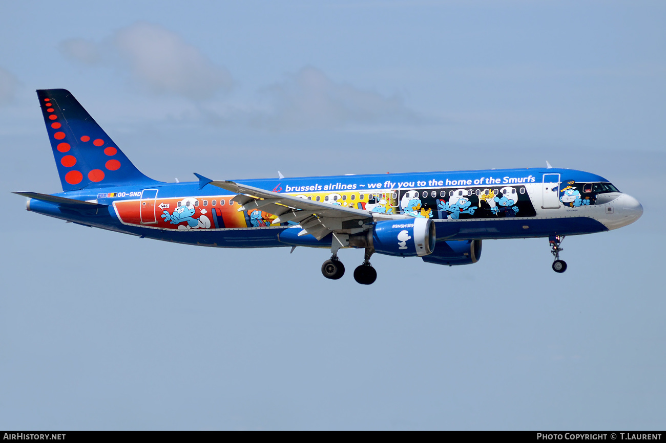 Aircraft Photo of OO-SND | Airbus A320-214 | Brussels Airlines | AirHistory.net #366834