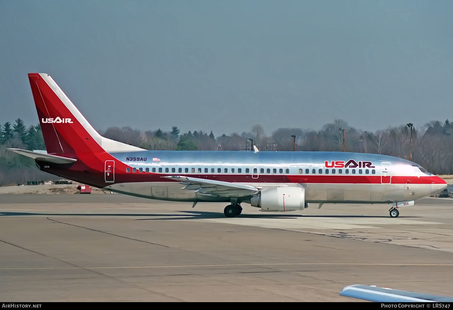 Aircraft Photo of N359AU | Boeing 737-3B7 | USAir | AirHistory.net #366835