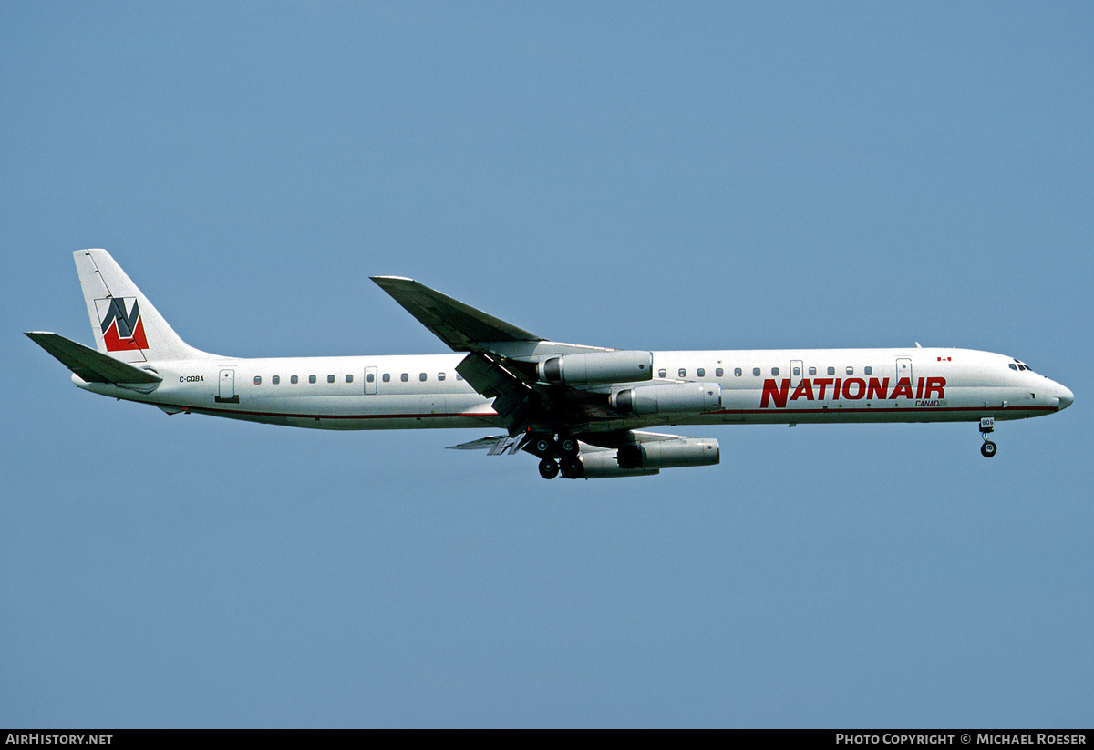 Aircraft Photo of C-GQBA | McDonnell Douglas DC-8-63 | Nationair | AirHistory.net #366841