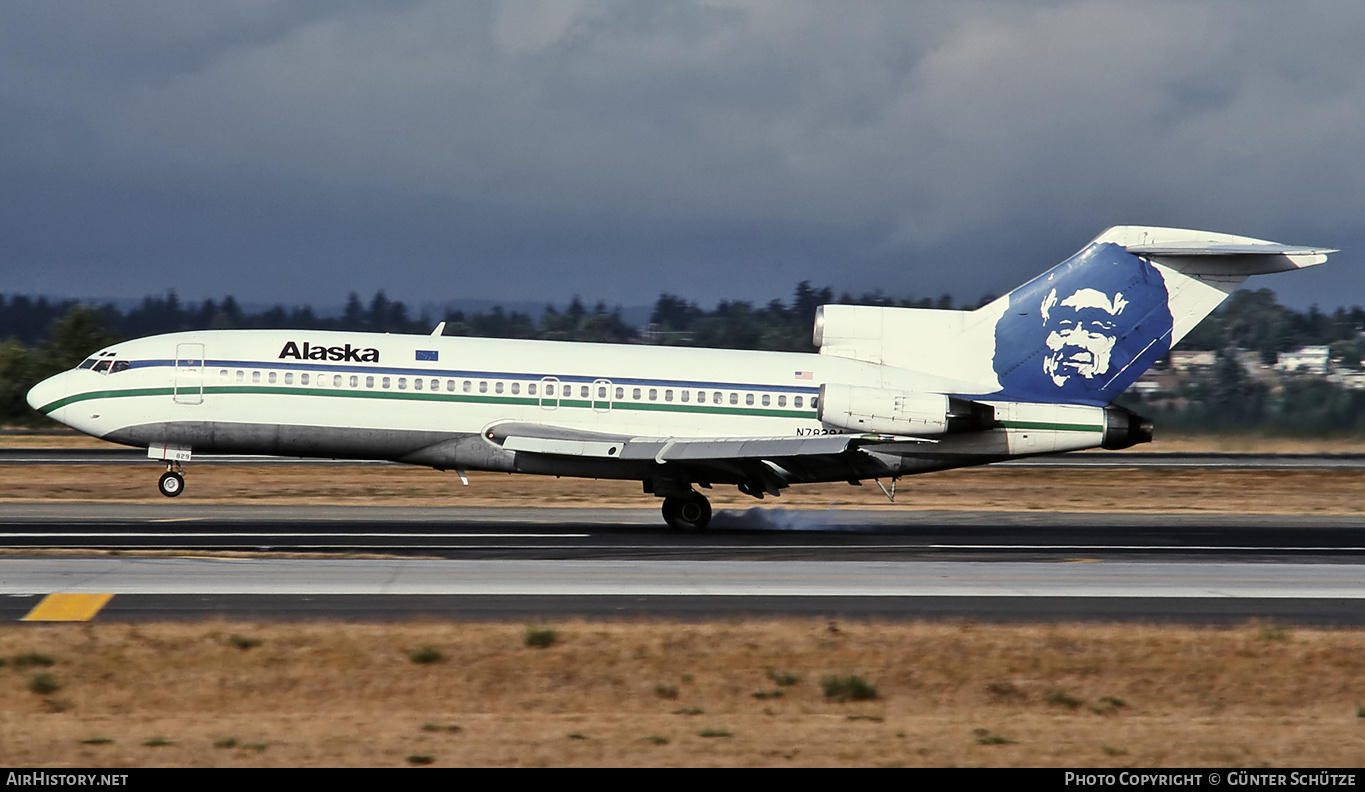 Aircraft Photo of N7829A | Boeing 727-116 | Alaska Airlines | AirHistory.net #366850