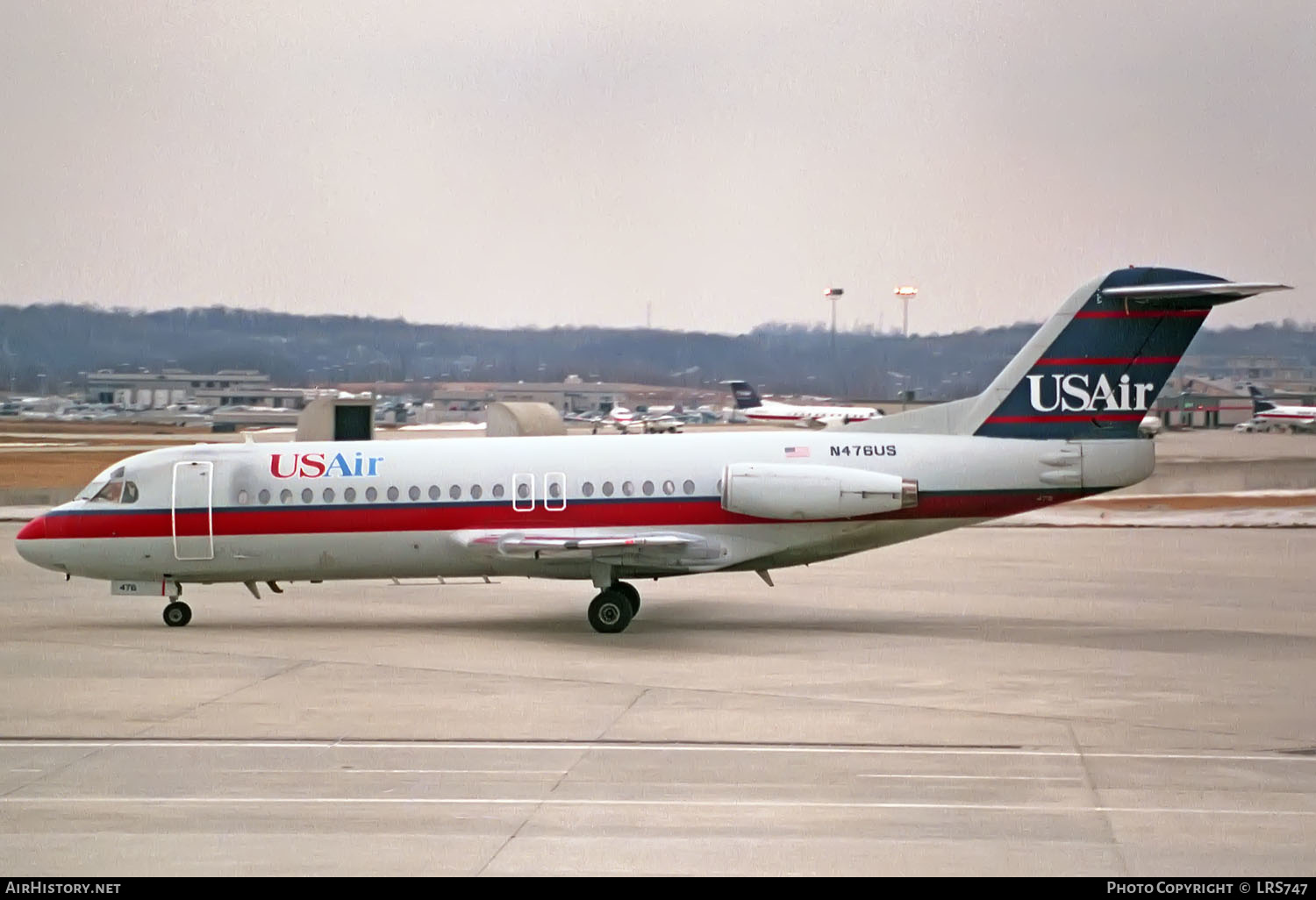 Aircraft Photo of N476US | Fokker F28-4000 Fellowship | USAir | AirHistory.net #366866