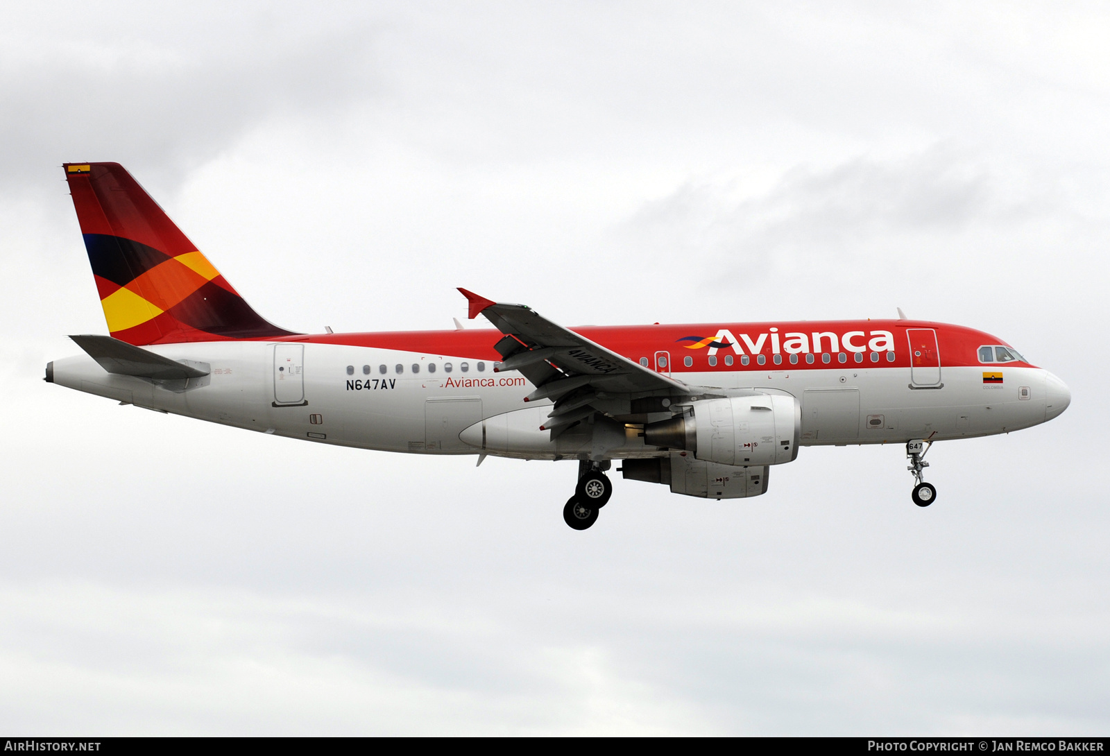 Aircraft Photo of N647AV | Airbus A319-115 | Avianca | AirHistory.net #366868