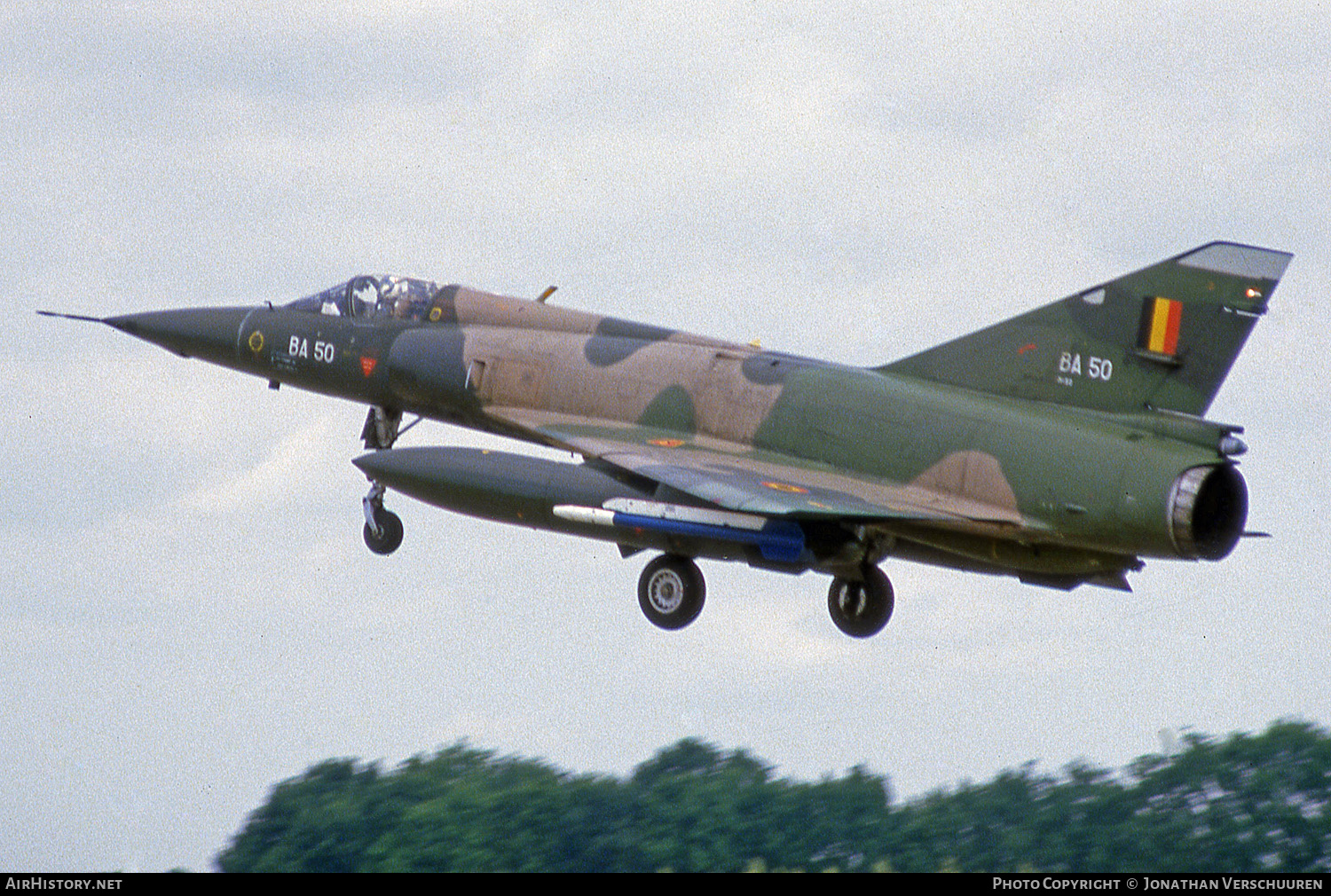 Aircraft Photo of BA50 | Dassault Mirage 5BA | Belgium - Air Force | AirHistory.net #366880