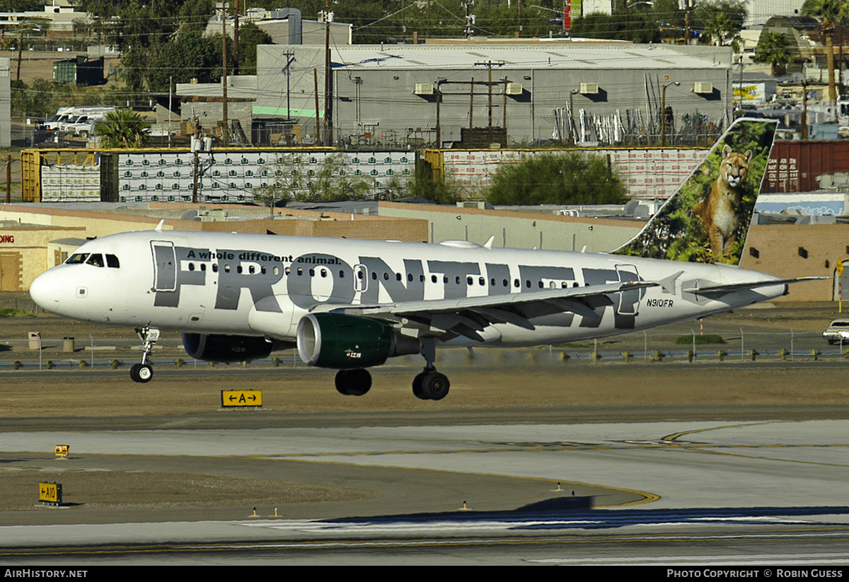 Aircraft Photo of N910FR | Airbus A319-112 | Frontier Airlines | AirHistory.net #366887
