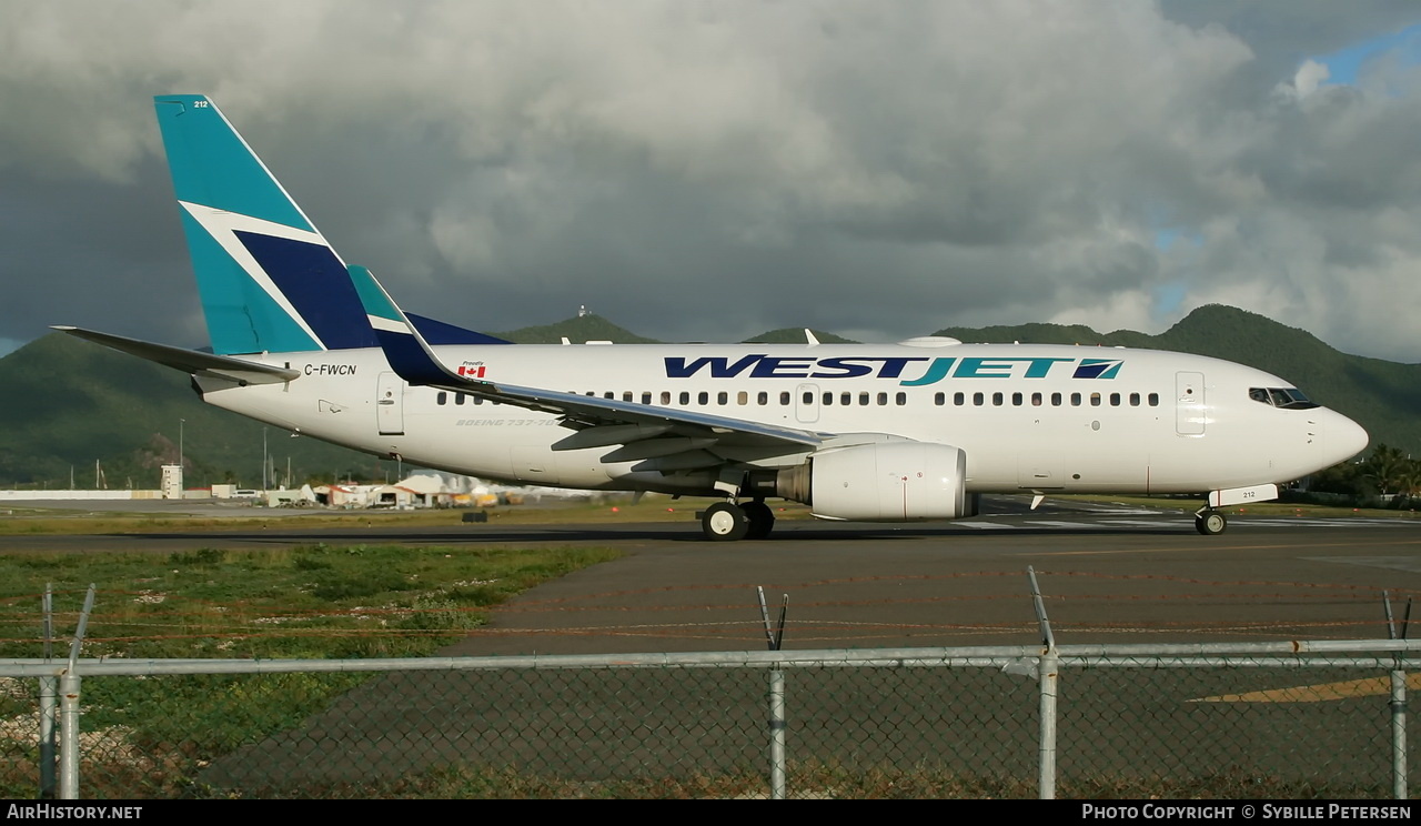Aircraft Photo of C-FWCN | Boeing 737-7CT | WestJet | AirHistory.net #366899