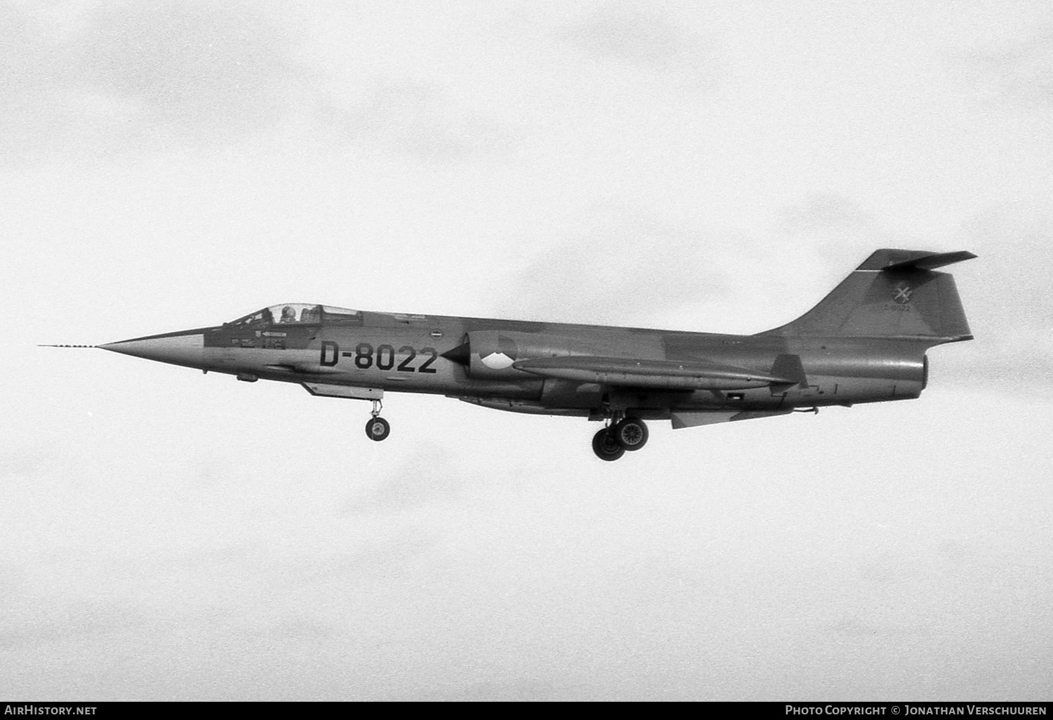 Aircraft Photo of D-8022 | Lockheed F-104G Starfighter | Netherlands - Air Force | AirHistory.net #366902