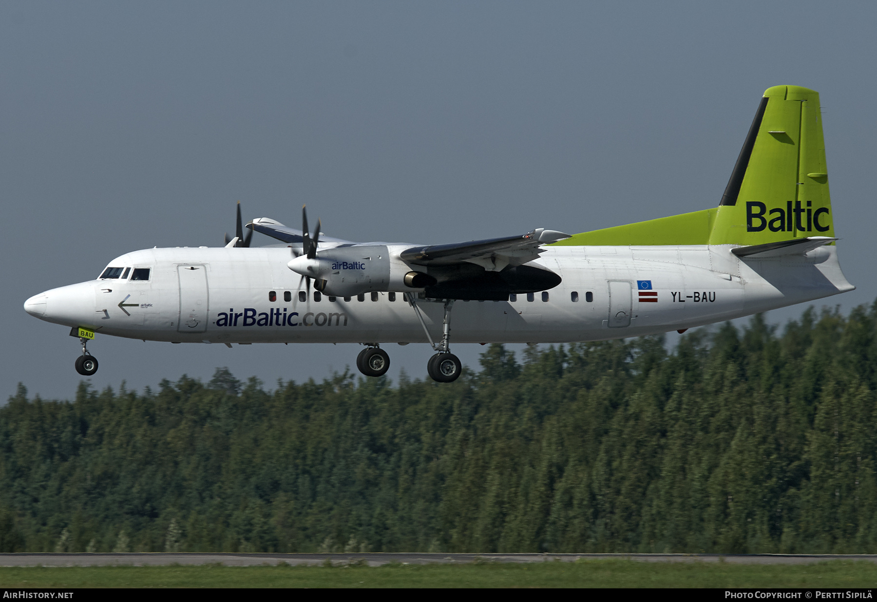 Aircraft Photo of YL-BAU | Fokker 50 | AirBaltic | AirHistory.net #366941