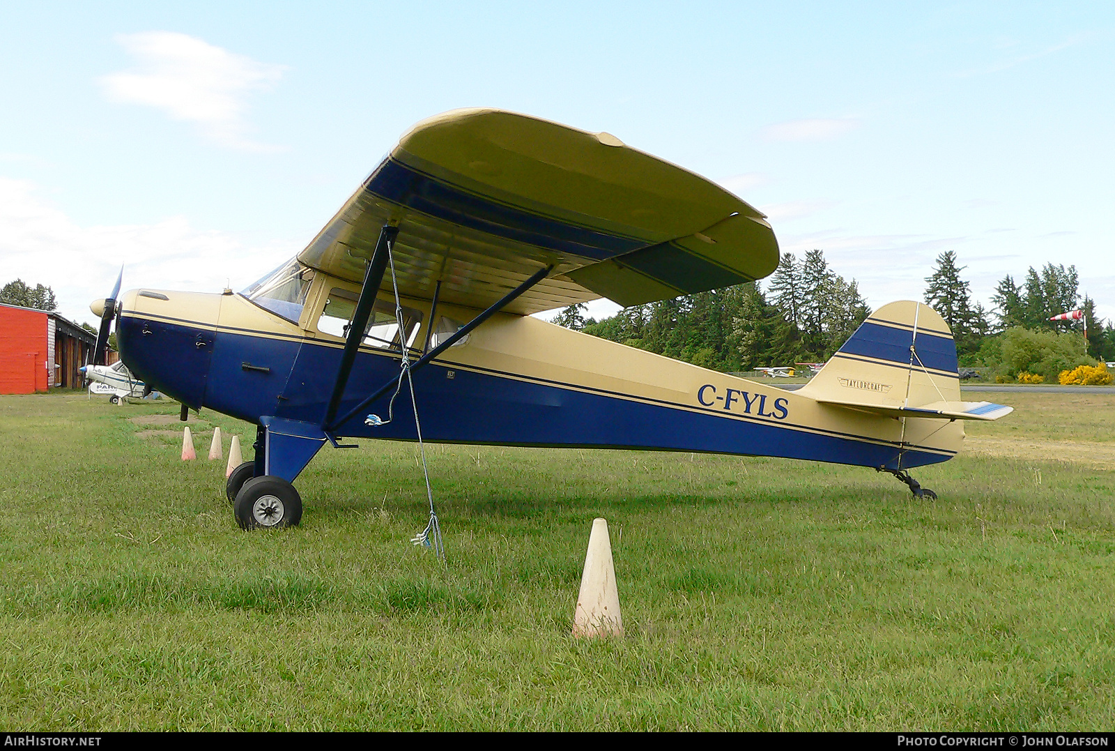 Aircraft Photo of C-FYLS | Taylorcraft BC-12D | AirHistory.net #366942