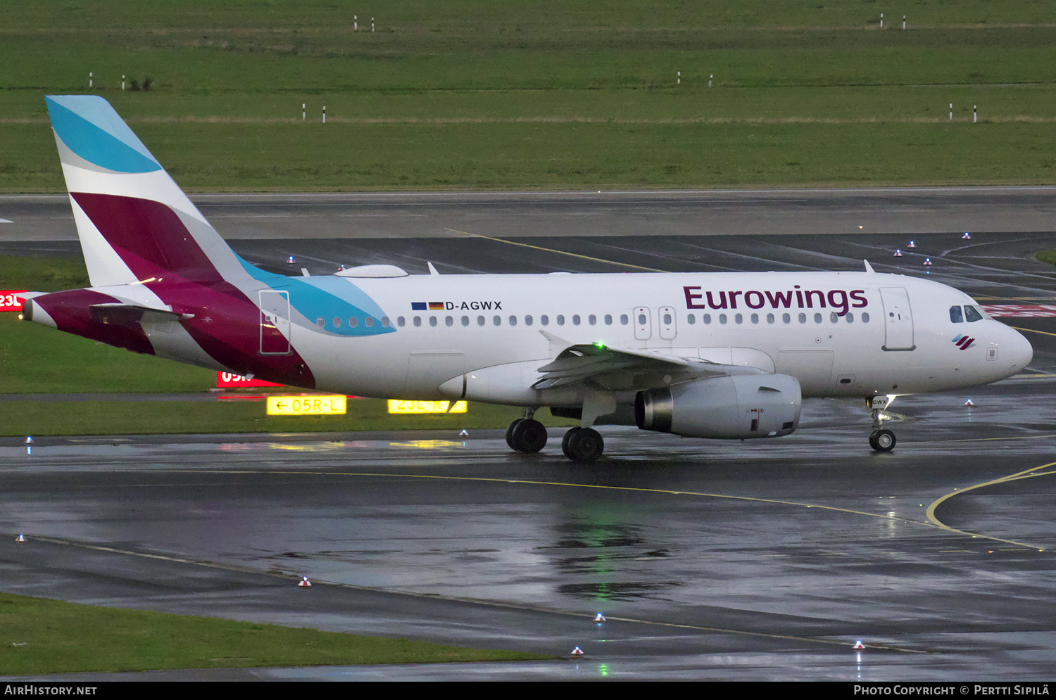 Aircraft Photo of D-AGWX | Airbus A319-132 | Eurowings | AirHistory.net #366983