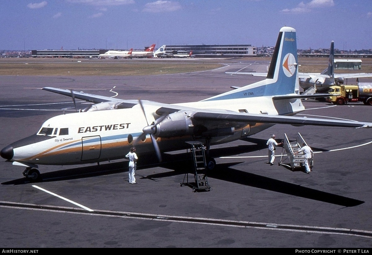 Aircraft Photo of VH-EWA | Fokker F27-100 Friendship | East-West Airlines | AirHistory.net #367014