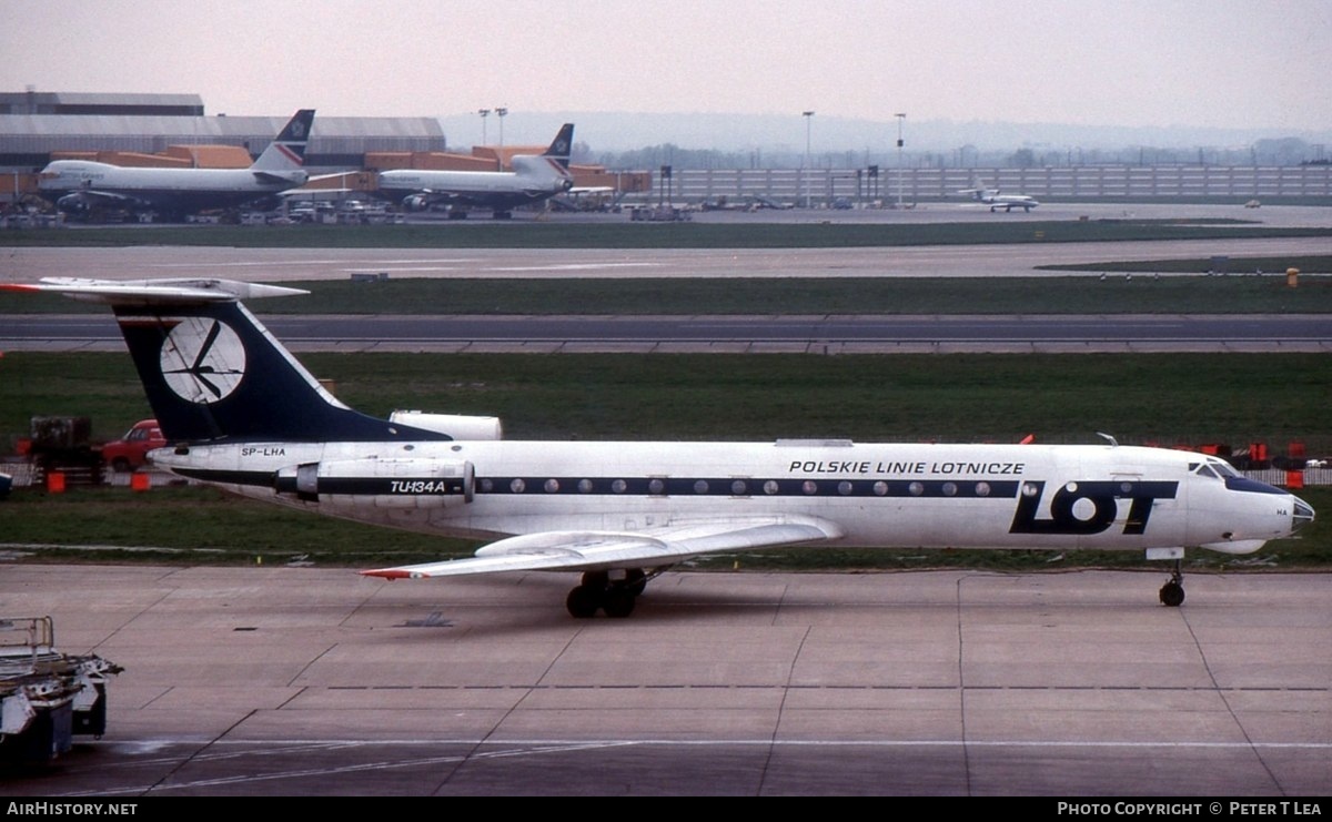 Aircraft Photo of SP-LHA | Tupolev Tu-134A | LOT Polish Airlines - Polskie Linie Lotnicze | AirHistory.net #367016