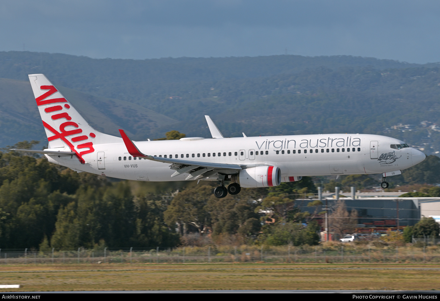 Aircraft Photo of VH-VUS | Boeing 737-8FE | Virgin Australia Airlines | AirHistory.net #367028