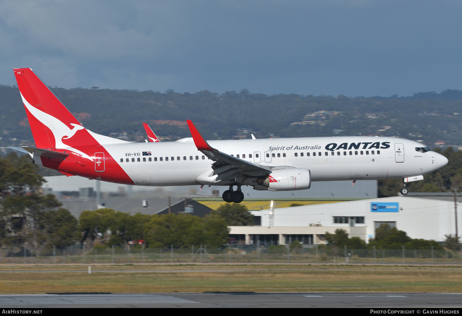 Aircraft Photo of VH-VXI | Boeing 737-838 | Qantas | AirHistory.net #367029