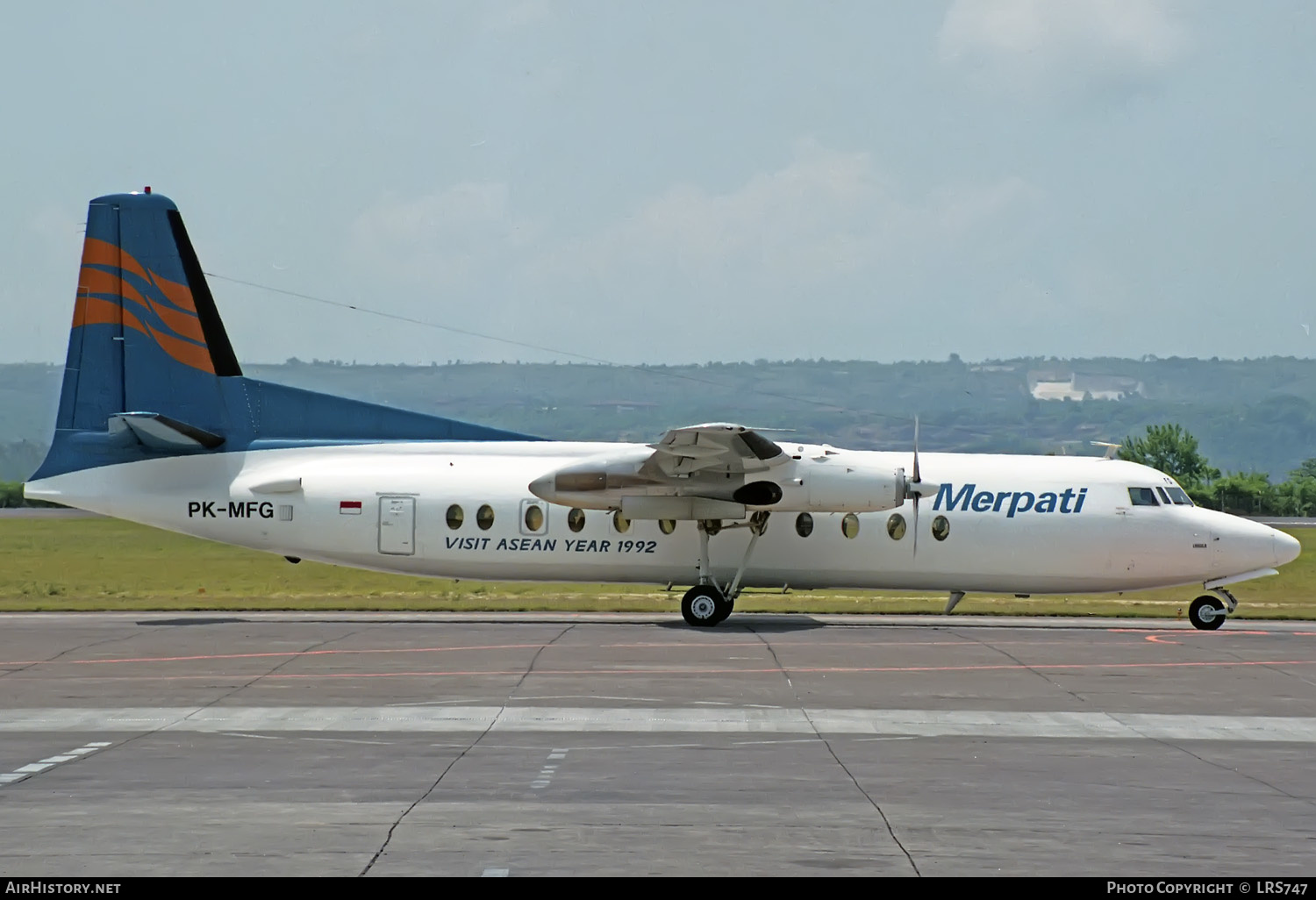 Aircraft Photo of PK-MFG | Fokker F27-500F Friendship | Merpati Nusantara Airlines | AirHistory.net #367056