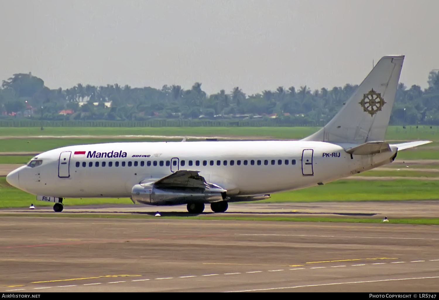 Aircraft Photo of PK-RIJ | Boeing 737-210/Adv | Mandala Airlines | AirHistory.net #367058