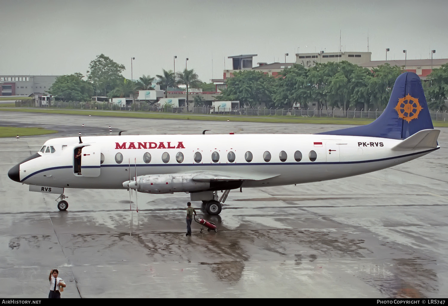 Aircraft Photo of PK-RVS | Vickers 816 Viscount | Mandala Airlines | AirHistory.net #367068