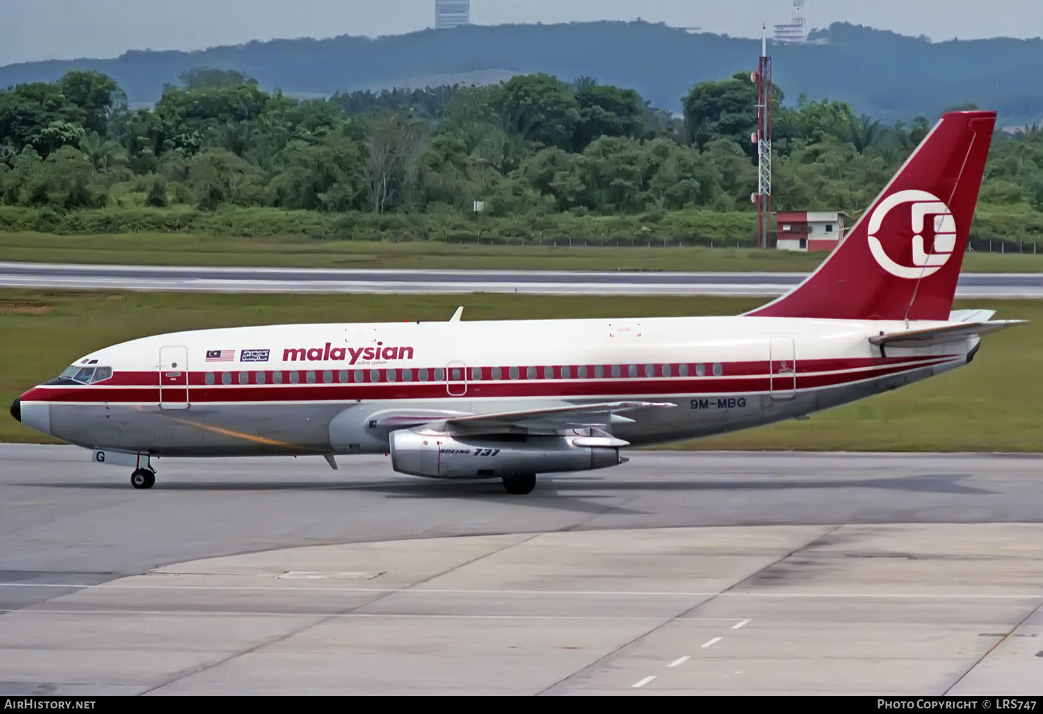 Aircraft Photo of 9M-MBG | Boeing 737-2H6/Adv | Malaysian Airline System - MAS | AirHistory.net #367069