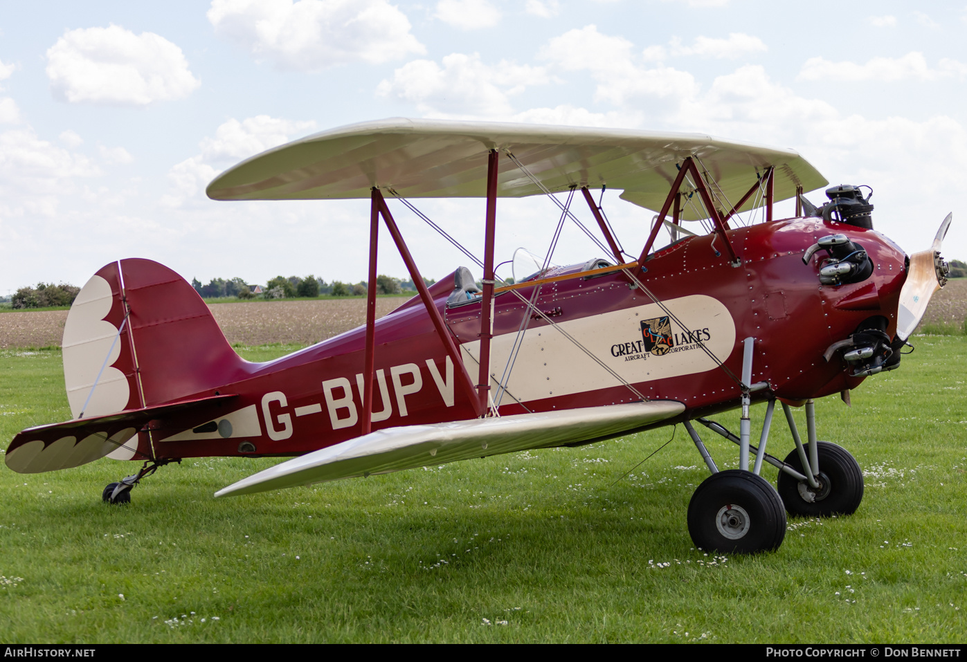 Aircraft Photo of G-BUPV | Great Lakes 2T-1A-1 Sport Trainer | AirHistory.net #367079