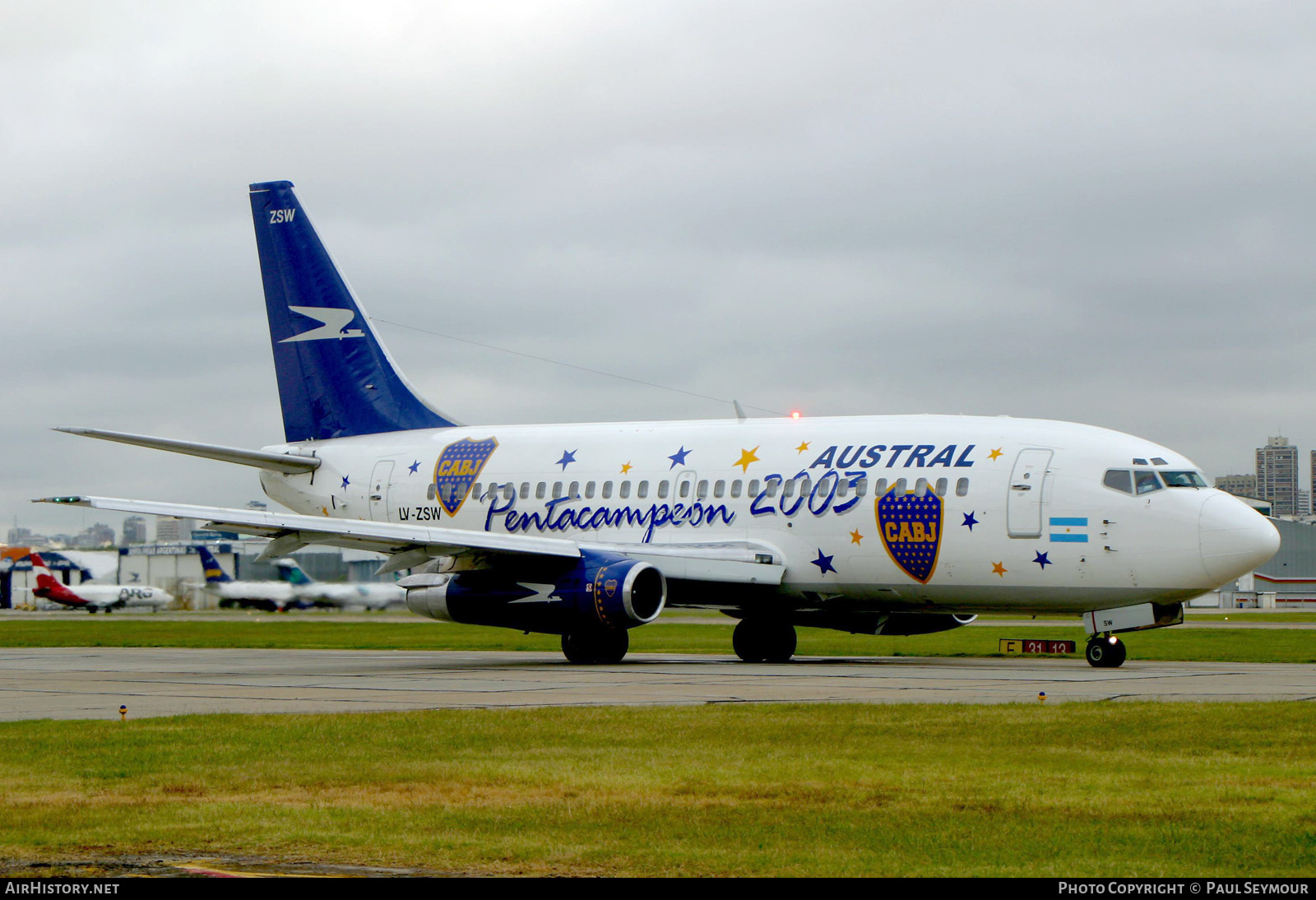 Aircraft Photo of LV-ZSW | Boeing 737-236/Adv | Austral Líneas Aéreas | AirHistory.net #367090