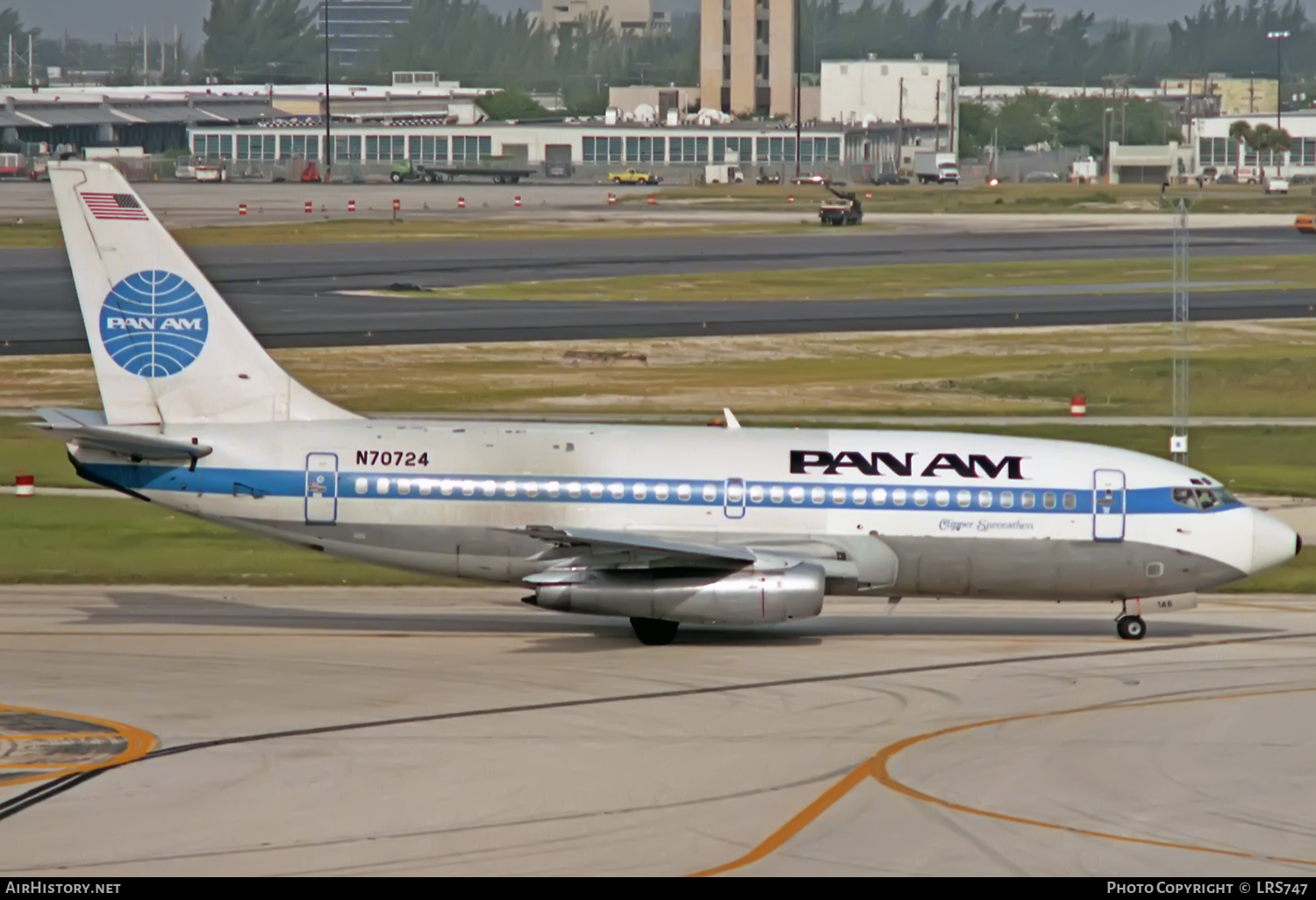 Aircraft Photo of N70724 | Boeing 737-297/Adv | Pan American World Airways - Pan Am | AirHistory.net #367104